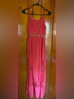 Ali & Kris Coral Maxi Dress